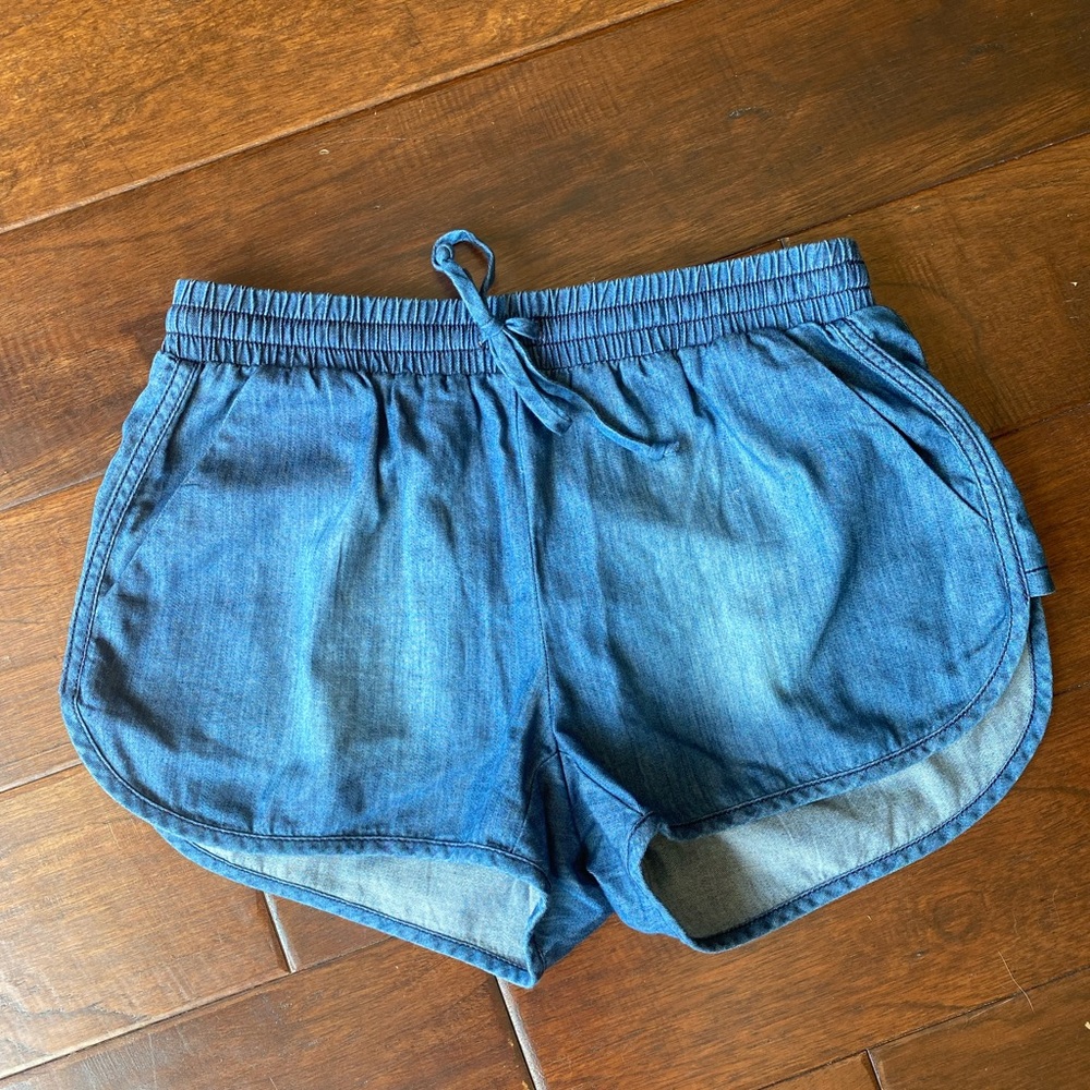 Bcbgeneration Drawstring Denim Shorts - image 1